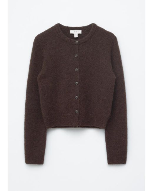 & Other Stories Brown Alpaca-Blend Cardigan