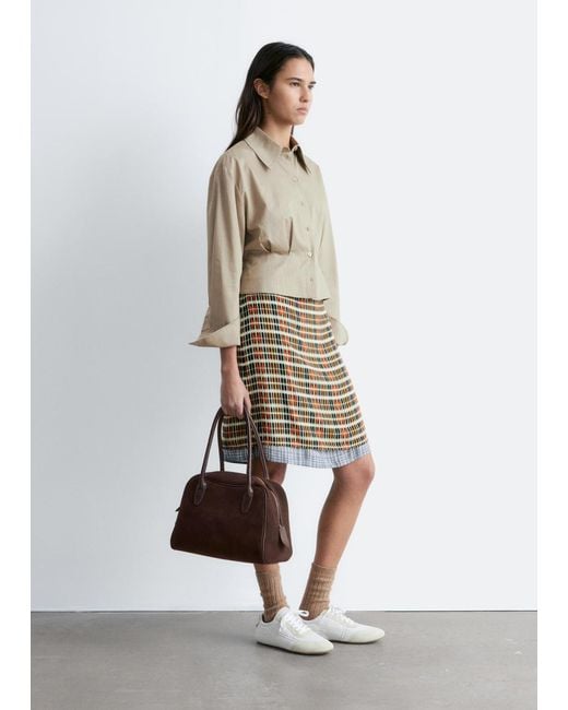 & Other Stories Natural Tapered Shirt