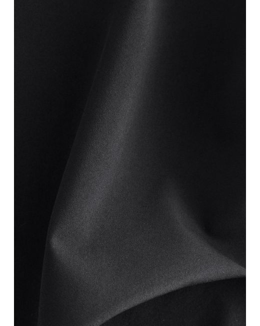 & Other Stories Black V-Neck Swimsuit