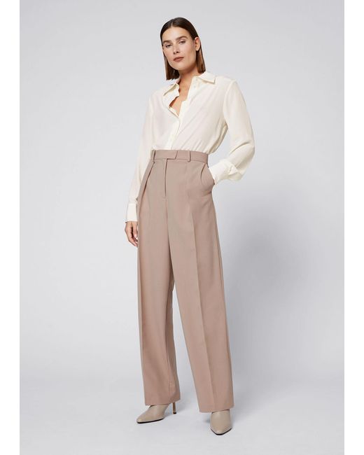 and other stories relaxed high waisted cotton trousers