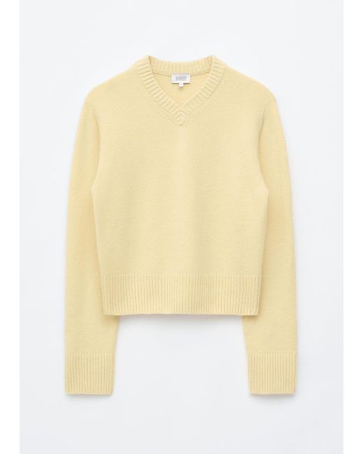 & Other Stories Natural V-Neck Jumper