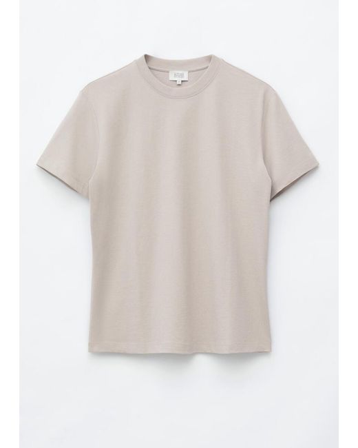 & Other Stories Natural Cotton Crew-Neck T-Shirt