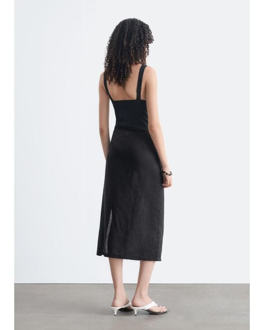 & Other Stories White Tie-Band Linen Sarong