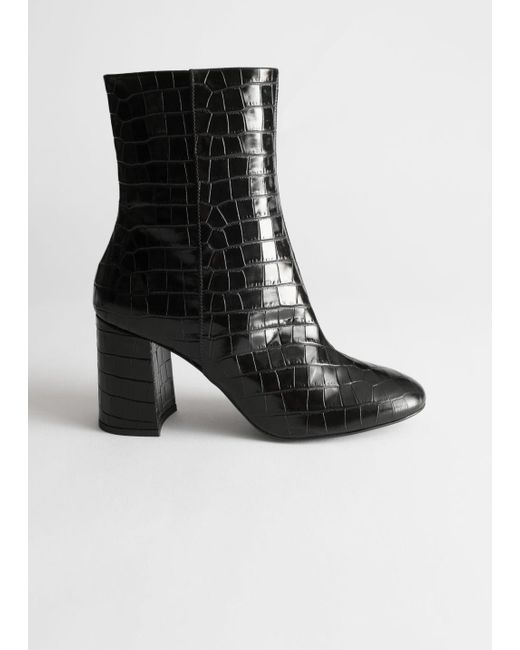 leather chelsea boots & other stories