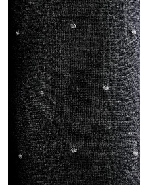 & Other Stories Black Sheer Dotted Socks