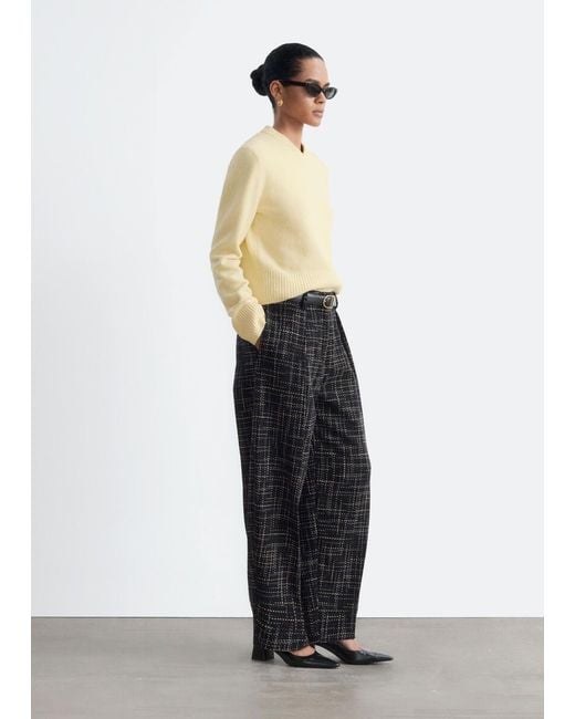 & Other Stories Natural V-Neck Jumper
