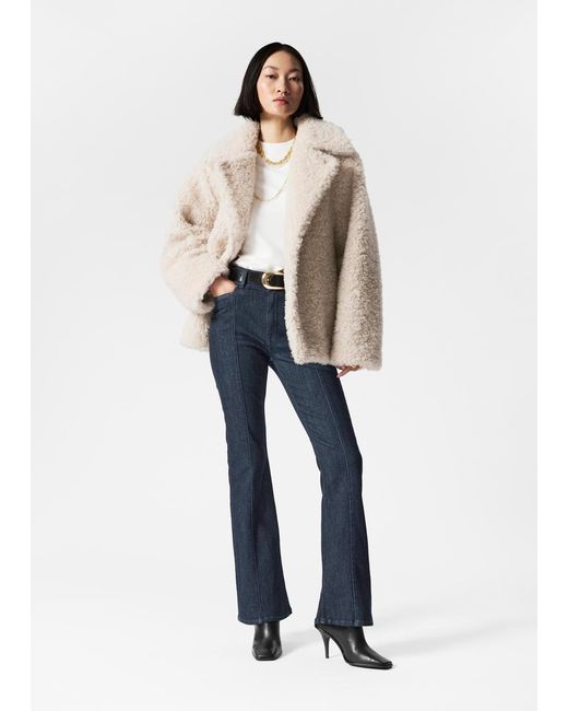& Other Stories Blue Ausgestellte Jeans Mit Schmaler Passform