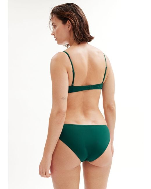 & Other Stories Green Ring-detailed Bikini Briefs