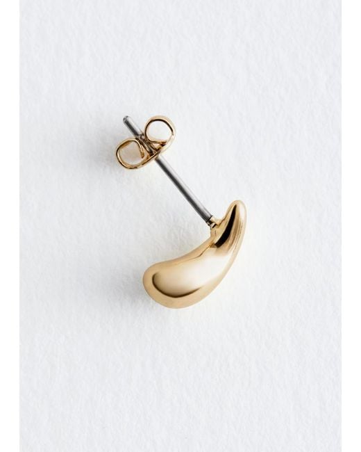 & Other Stories White Dome Earrings Set