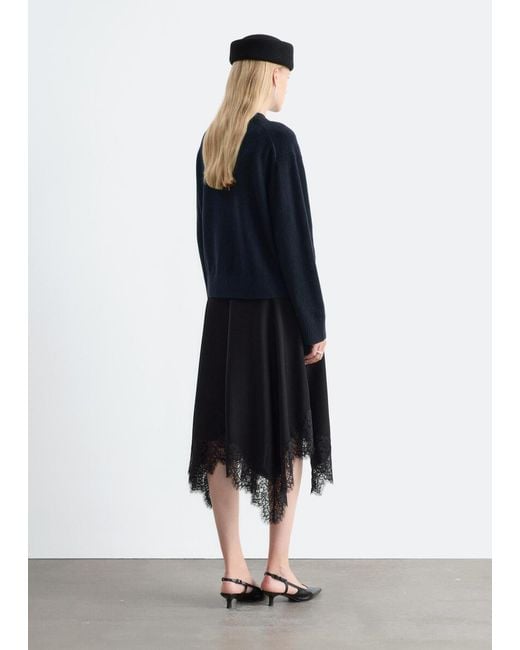 & Other Stories Blue Boxy Knit Jumper