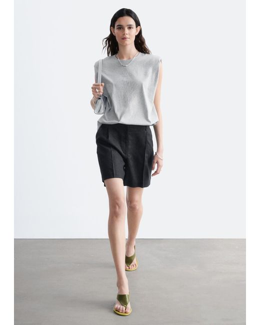 & Other Stories White Sleeveless Top