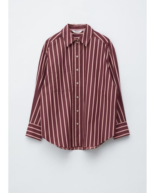 & Other Stories Red Oversized Shirt