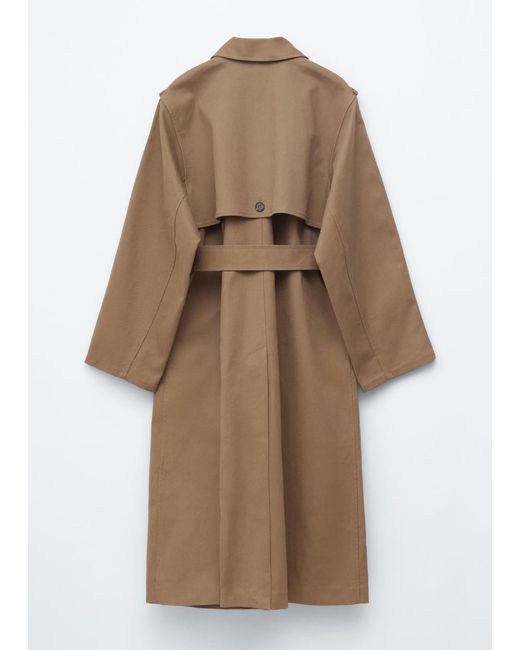 & Other Stories White Belted Trench Coat