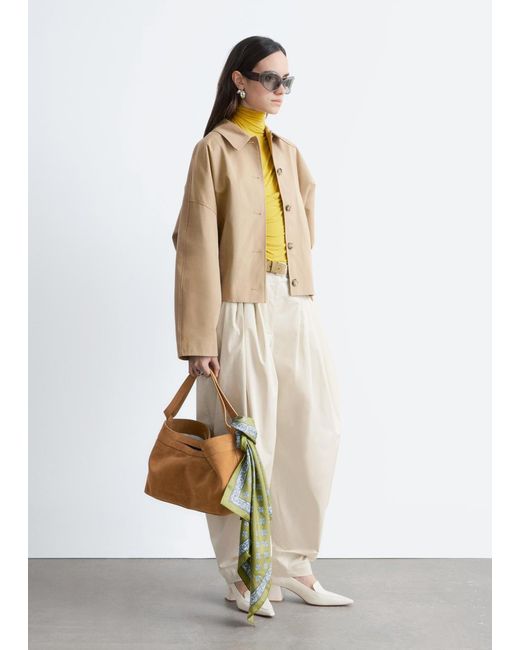 & Other Stories White Boxy Jacket