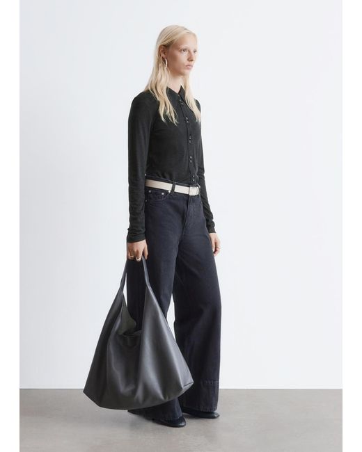 Jean Long À La Coupe Large & Other Stories en coloris White