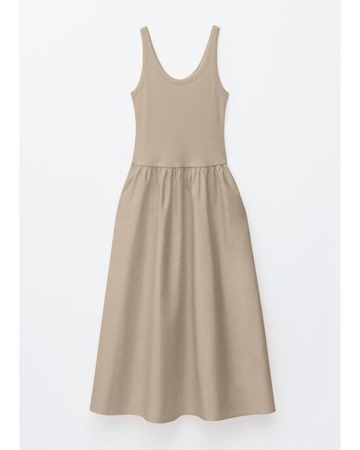 & Other Stories Natural Tank Midi Dress