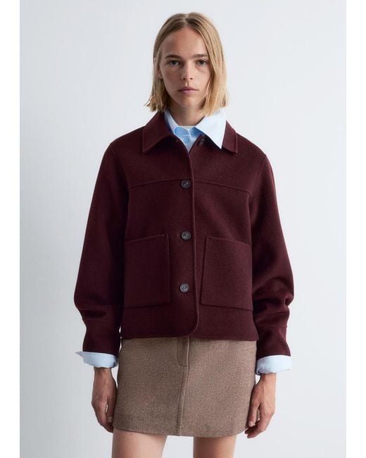 & Other Stories Collared Wool Jacket