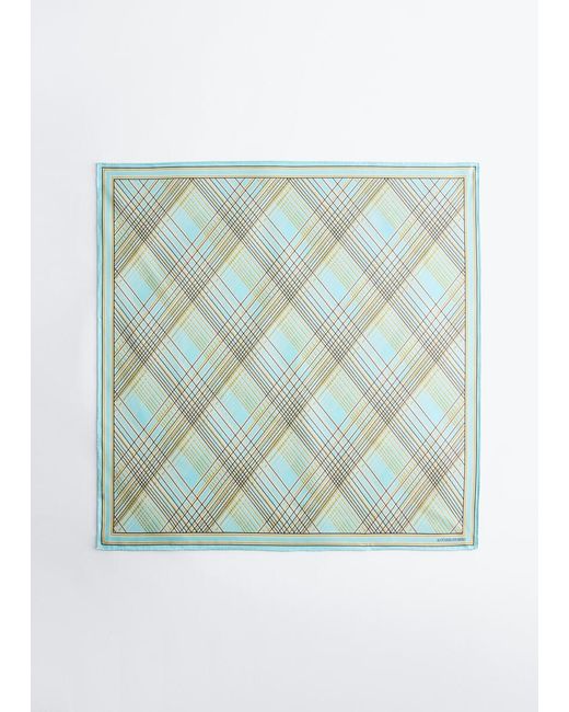 & Other Stories White Printed Silk Scarf