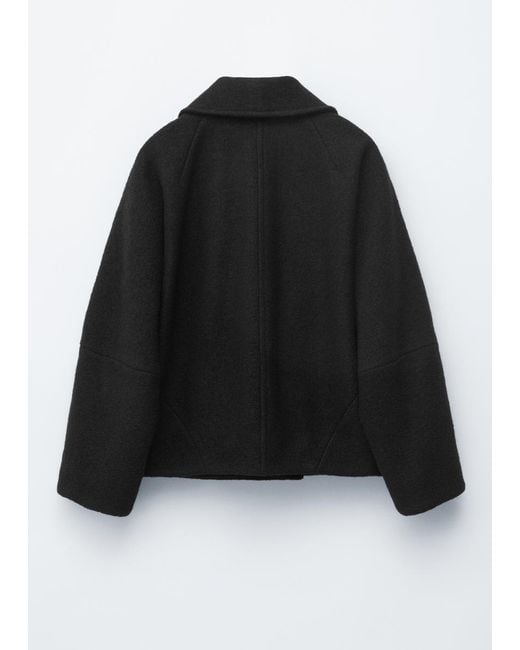 & Other Stories White Oversized Wool Jacket