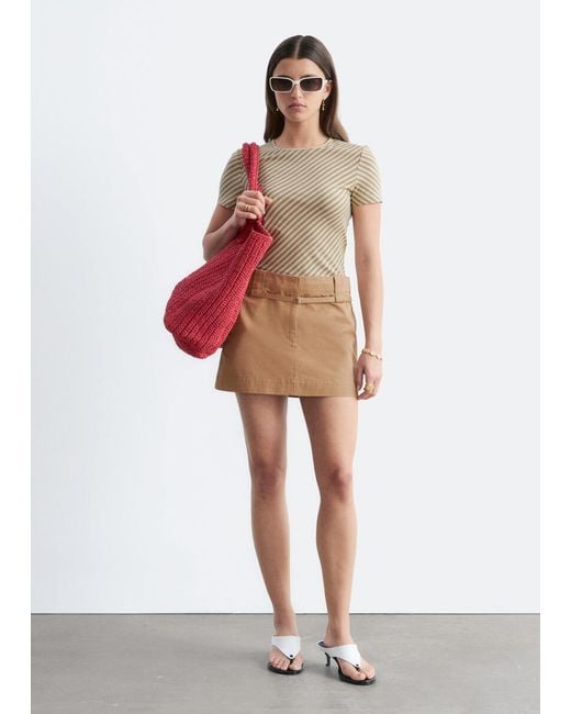 & Other Stories Natural Slim T-Shirt