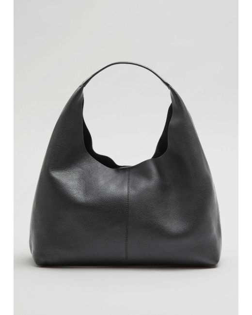 And Other Stories Black Bag Classic Leather Leather Shoulder Bag And Other  Stories Black Bag