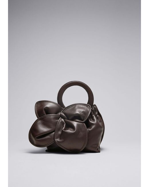 & Other Stories Multicolor Leather Blossom Bag