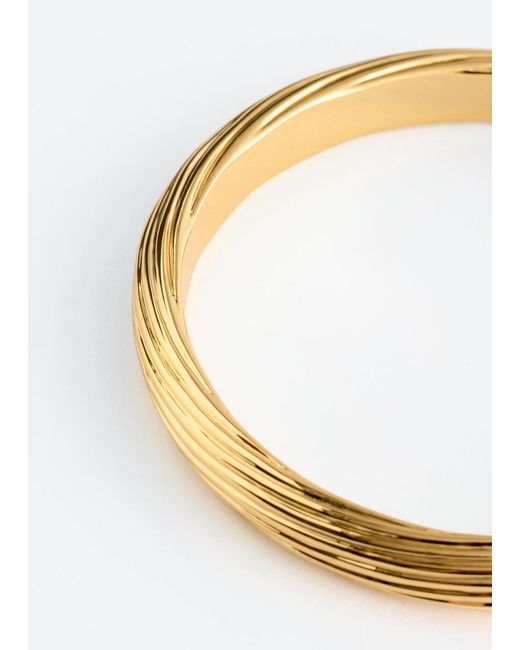 & Other Stories Multicolor Textured Bangle Bracelet