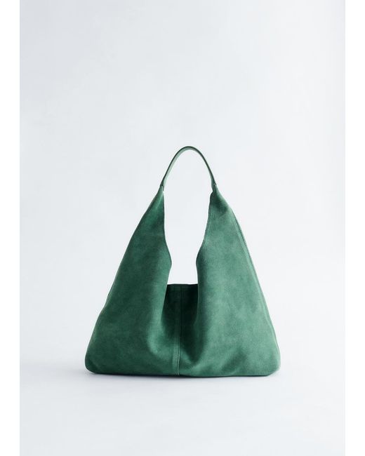 & Other Stories Green Classic Tote Bag