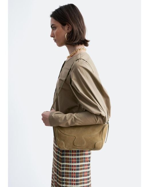 & Other Stories Natural Puff-Sleeve Blouse