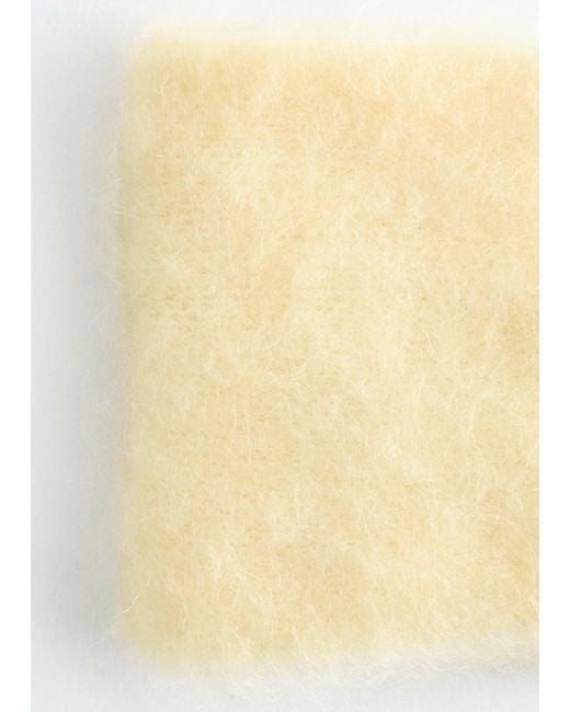 & Other Stories Natural Mohair-Blend Twist-Front Headband