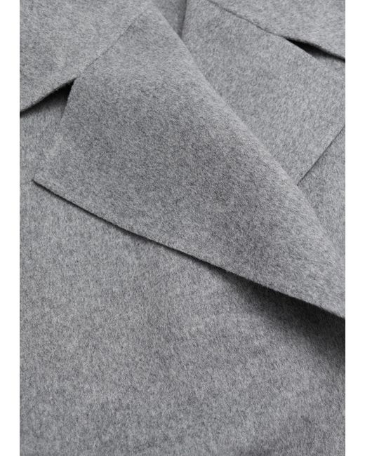 & Other Stories Gray Single-breasted Jacket