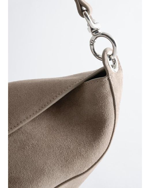 & Other Stories White Sculptural Crossbody Bag