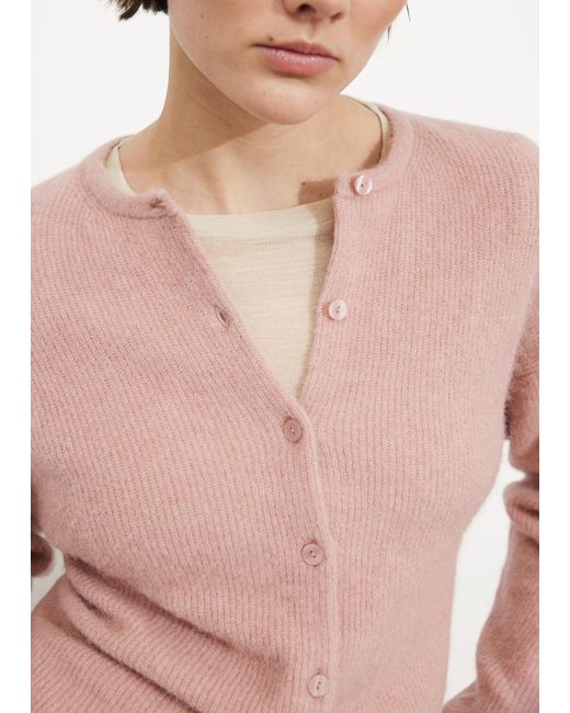 & Other Stories Pink Knitted Cardigan