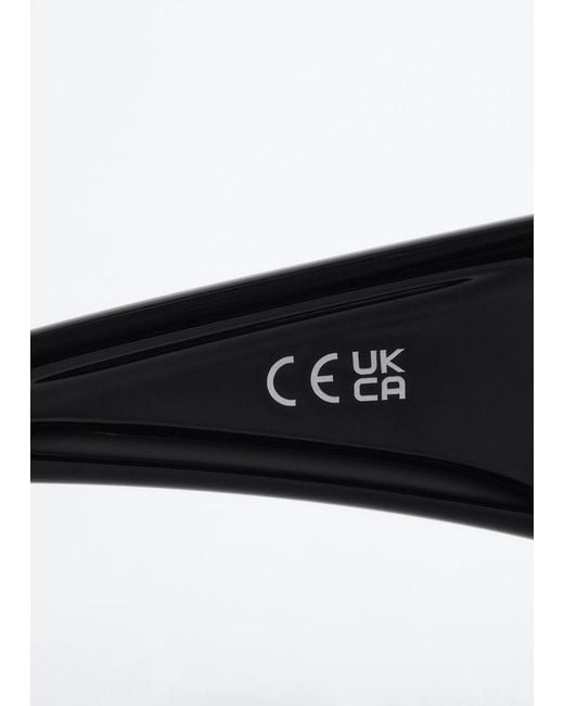 & Other Stories Brown Bold Oval Frame Sunglasses