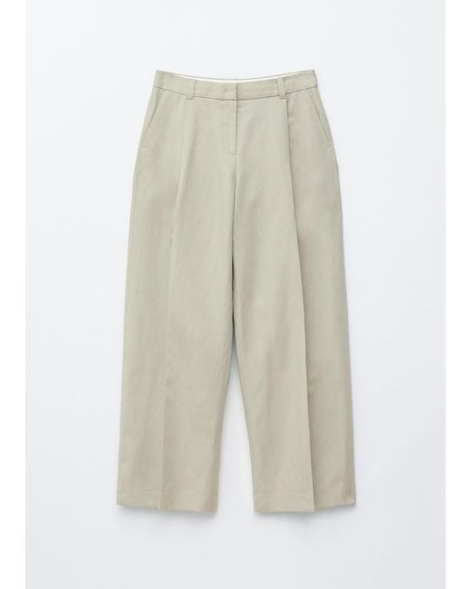 & Other Stories White Pleated Trousers
