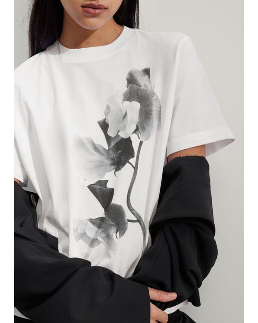 & Other Stories White Relaxed T-shirt