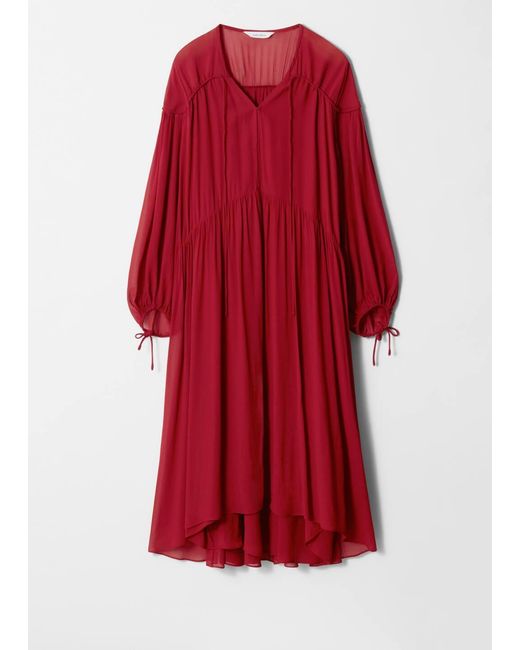 & Other Stories Flowy Maxi Dress in Red | Lyst UK & Other Stories Flowy Maxi Dress in Red | Lyst UK