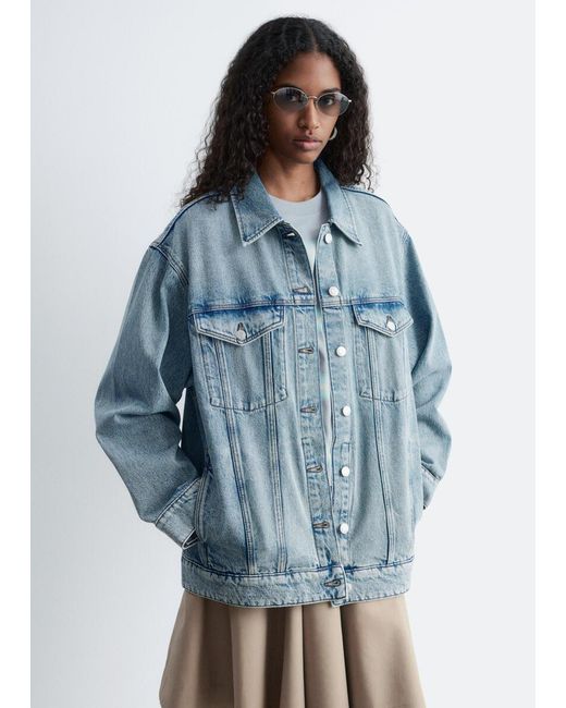 & Other Stories Blue Oversized Denim Jacket