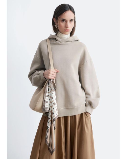 & Other Stories Natural Oversized Hoodie