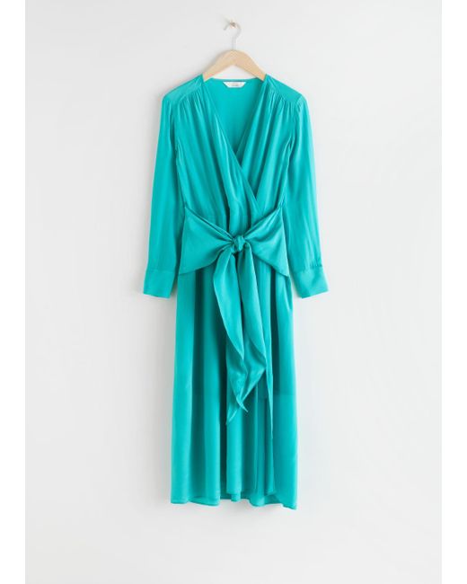 scarf midi dress