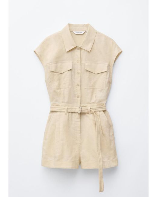 & Other Stories Natural Utility Playsuit
