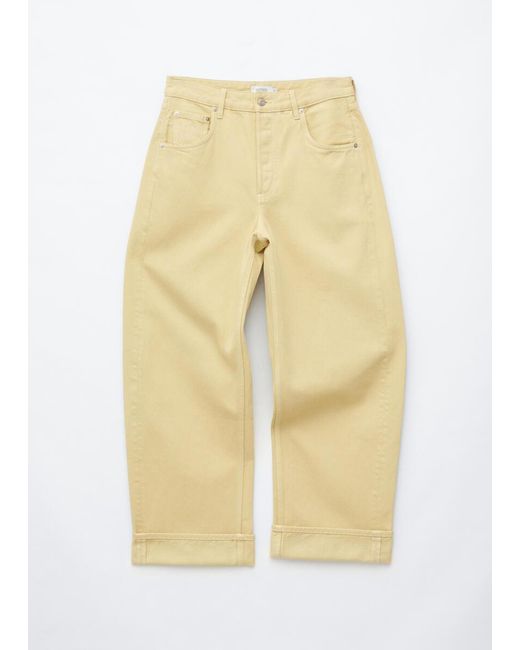 & Other Stories Natural Barrel-Leg Jeans