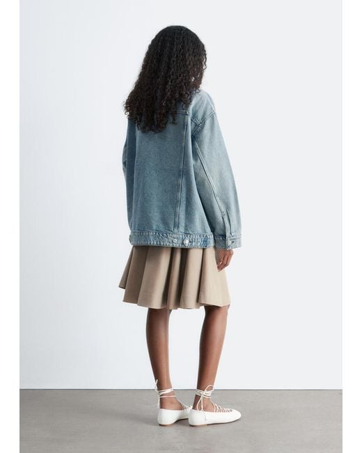 & Other Stories Blue Oversized Denim Jacket