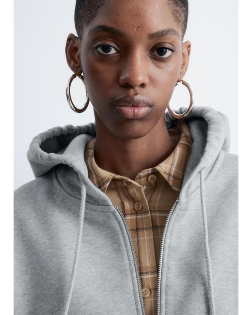 Pull à Capuche Femme & Other Stories – Coton Noir Taille 6, Occasion Parfait état