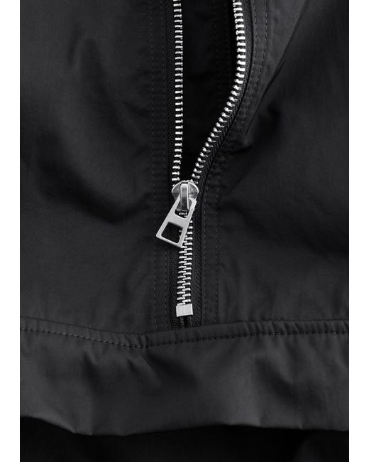 & Other Stories Black Hooded Anorak