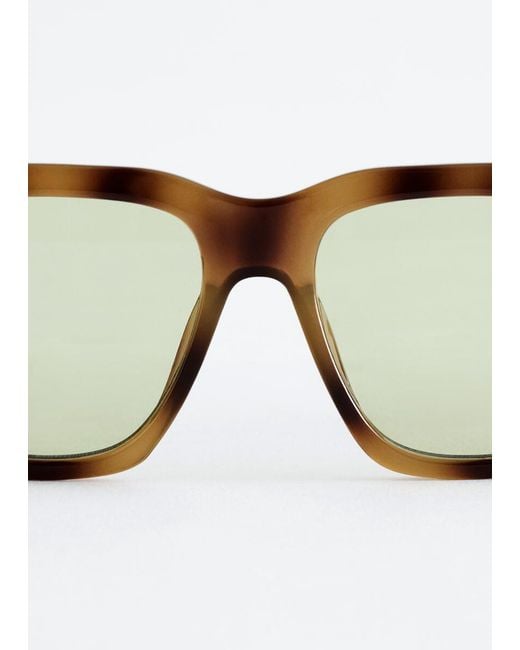 & Other Stories Black Oversized Sunglasses