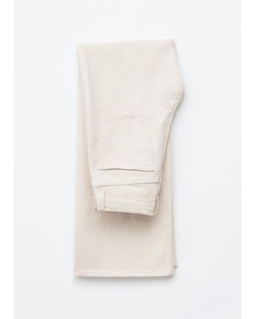 & Other Stories White Wide-Leg Jeans