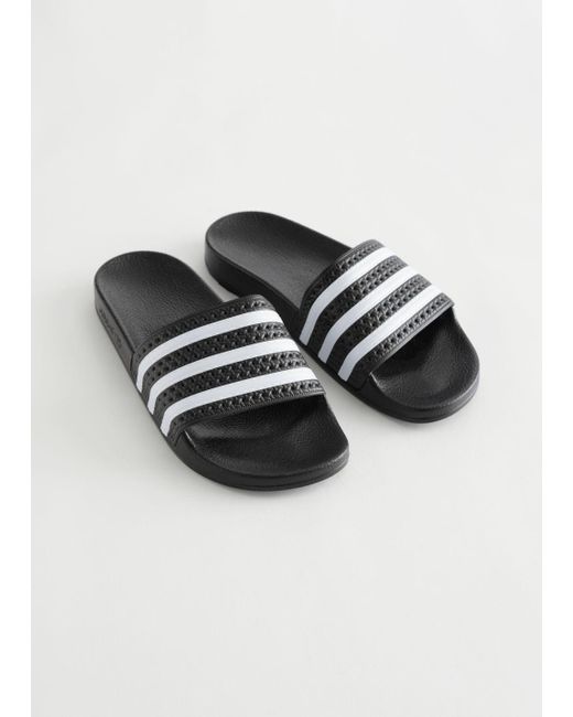 & Other Stories Adidas Adilette Slides in White | Lyst Canada