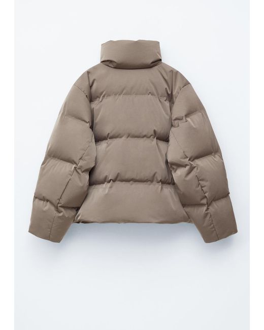 & Other Stories White Down Puffer Jacket