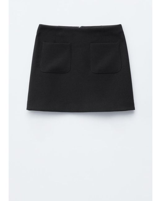 & Other Stories White A-Line Mini Skirt